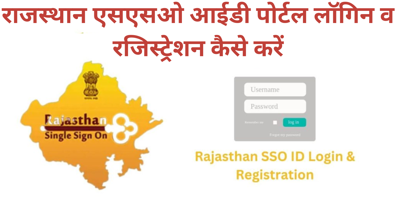 Rajasthan SSO ID Login Portal