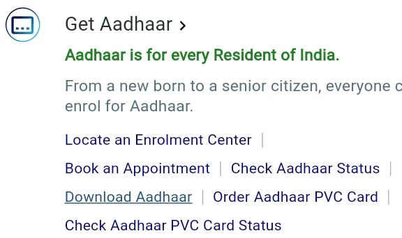 Aadhar Card 